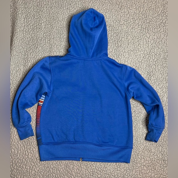 Super Mario Blue And Red Full Zip Up Hoodie Little Boys Size 4/5 - Picture 2 of 9